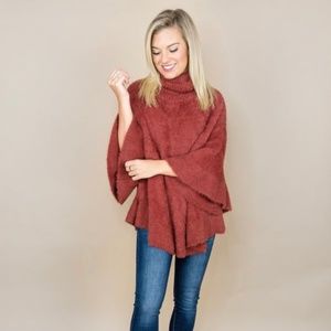 Brick Poncho Top